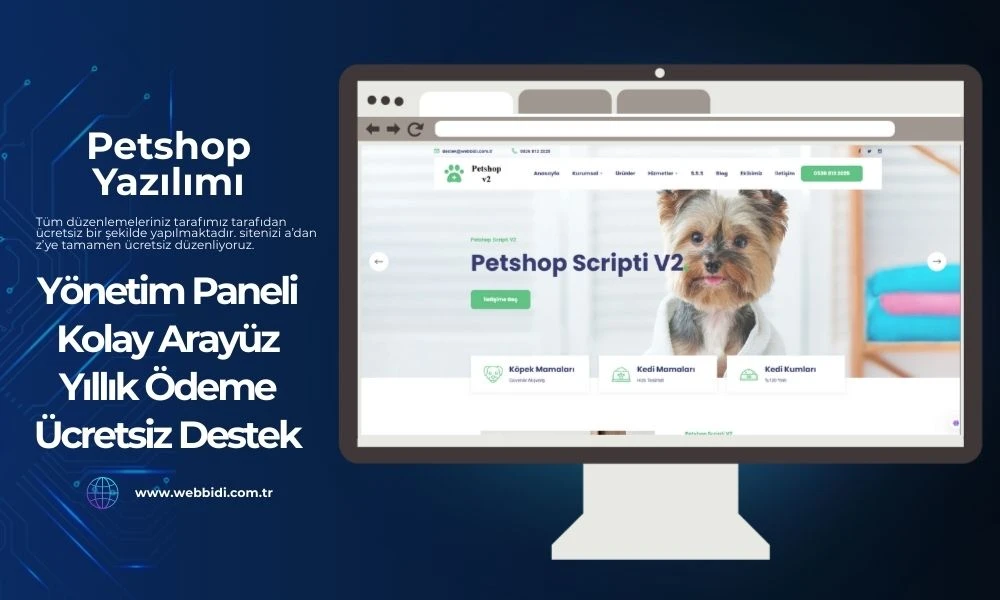 Petshop Web Sitesi Kur